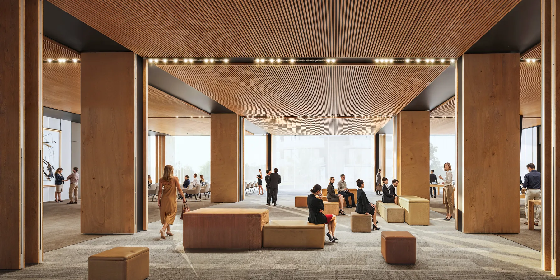 Conference Center level 07 Tower 1 render by Imabox